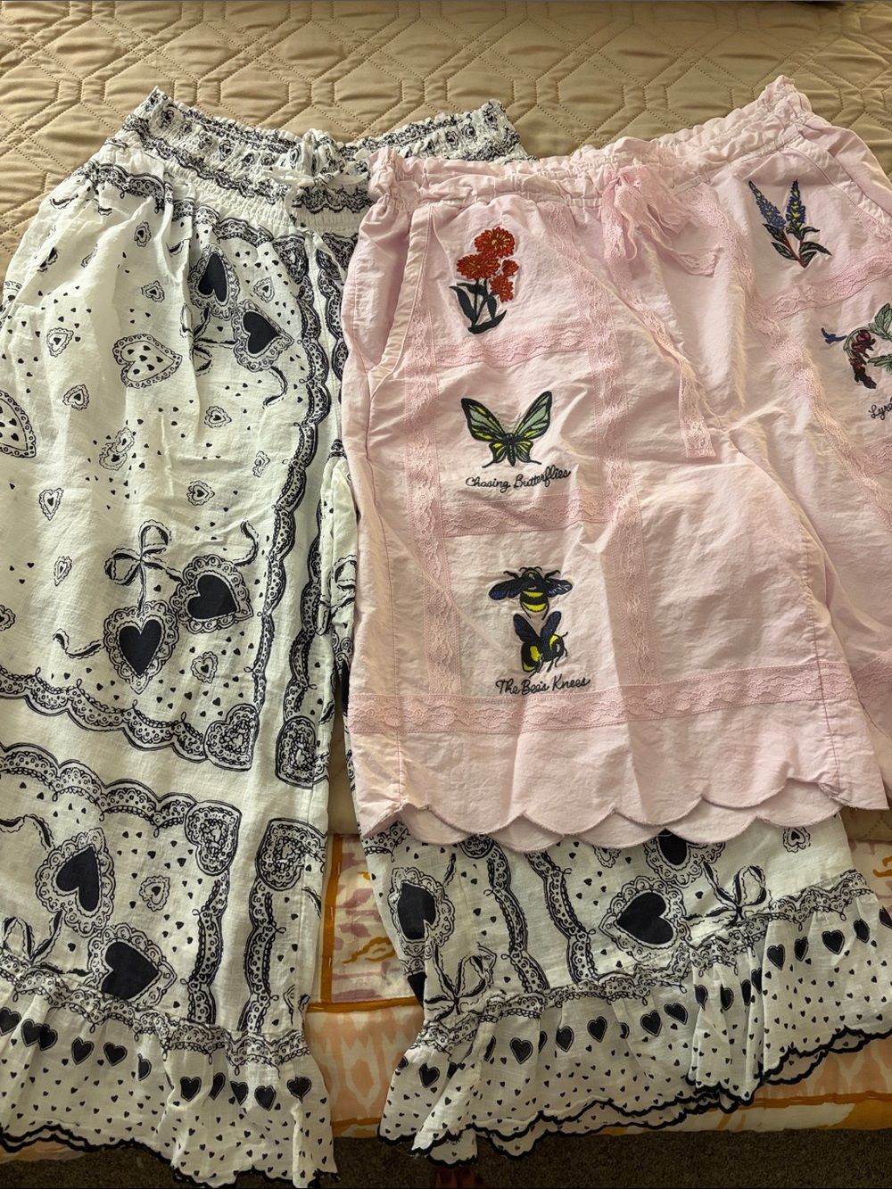 Lyrebird by Anthropologie lot of 2 women’s sleepwear loungewear size medium